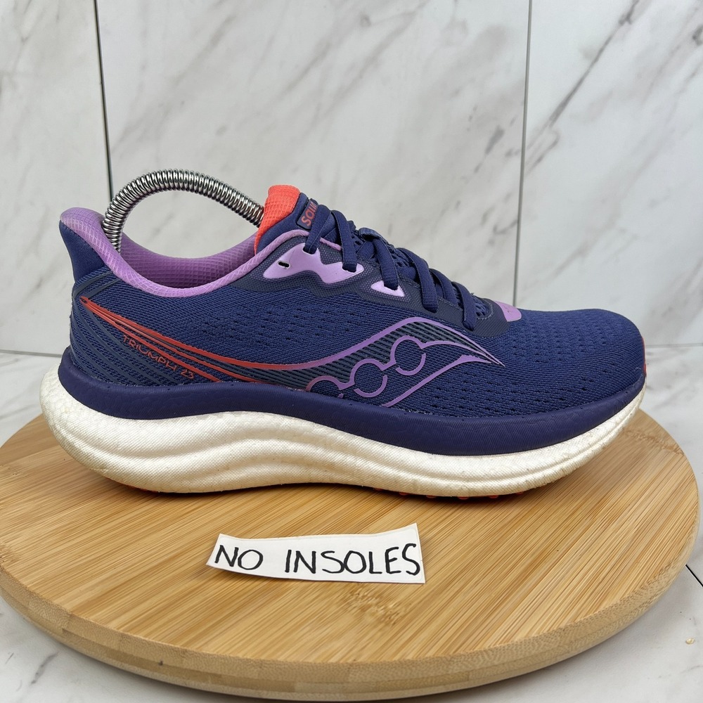Saucony Triumph 23 Womens Size 8 Marine Coral Running Walk Gym Shoes S11023-242